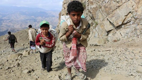 يونيسيف: سبعة ملايين طفل يمني يدخلون فراشهم جوعى ليلياً